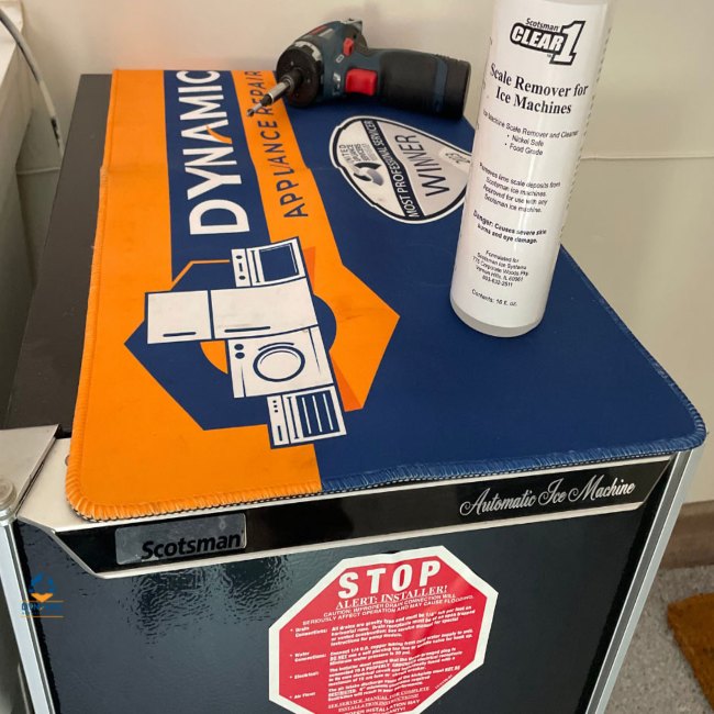 The ice maker machine received a maintenance service in Gilbert & Fountain Hills, AZ
