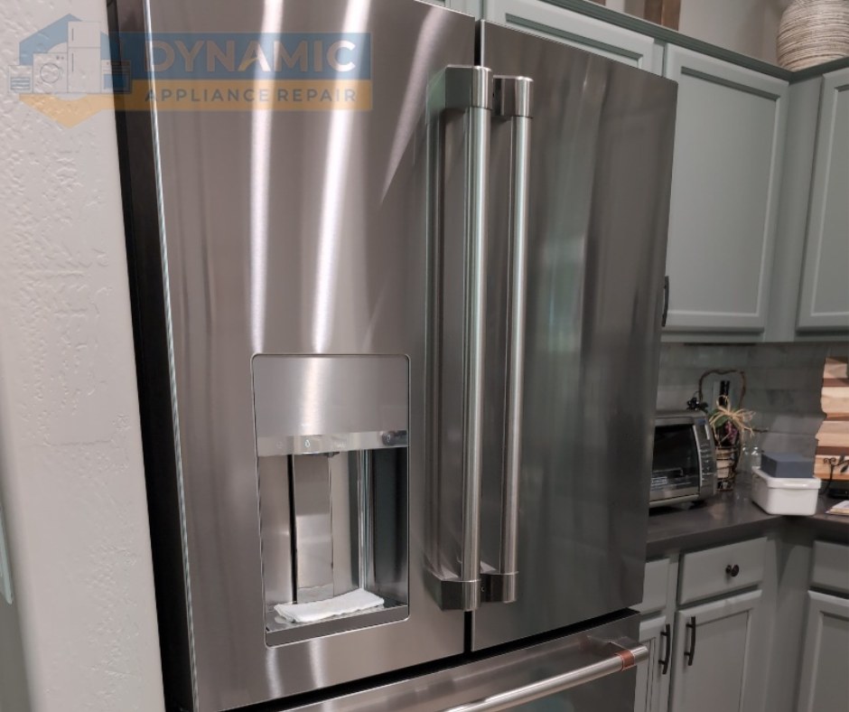 A close-up view of the refrigerator after getting maintenance service in Gilbert & Fountain Hills<br />
