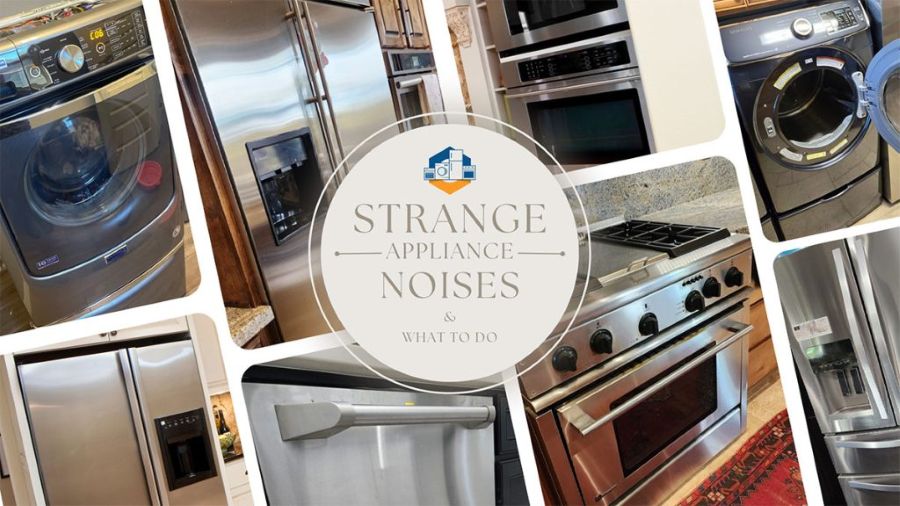 A Collage About Identifying and Addressing Unusual Appliance Noises